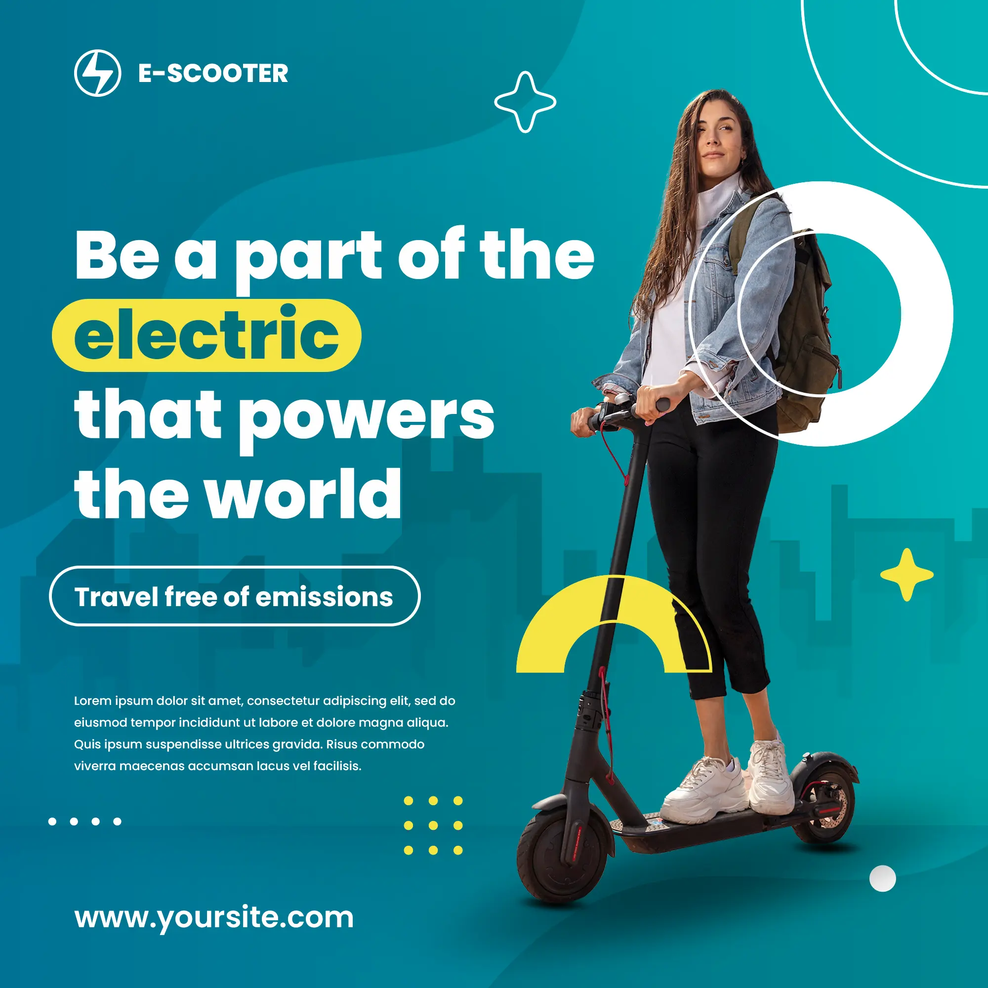 Scooter Social Media Design